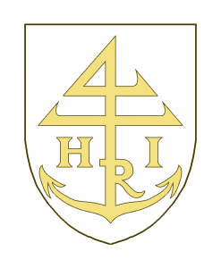 Une marque de marchand, en forme d'ancre se terminant en chef par un chiffre 4 à traverse, accosté des lettres H et I, la lettre R intégrée à la marque.