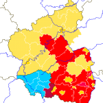 Alle Landkreiswappen in Rheinland-Pfalz gezeichnet
